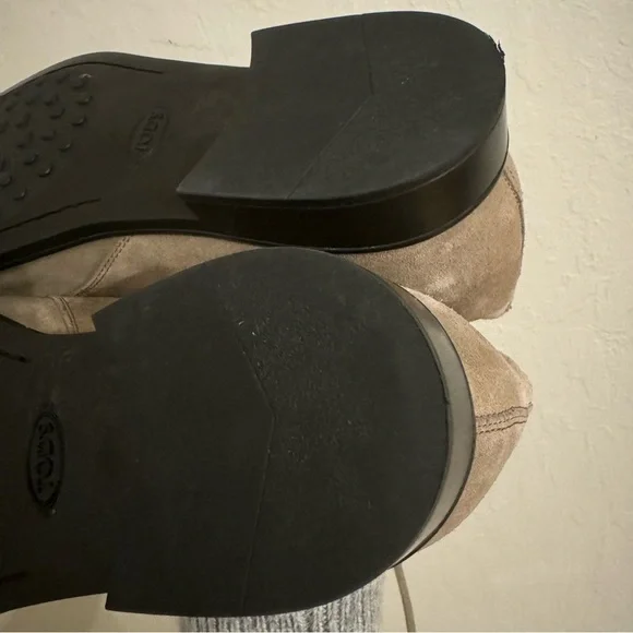 TOD’S Suede Peat Desert Ankle Boots Rubber Soles Lace Up Casual Luxury Heritage - Picture 15 of 16